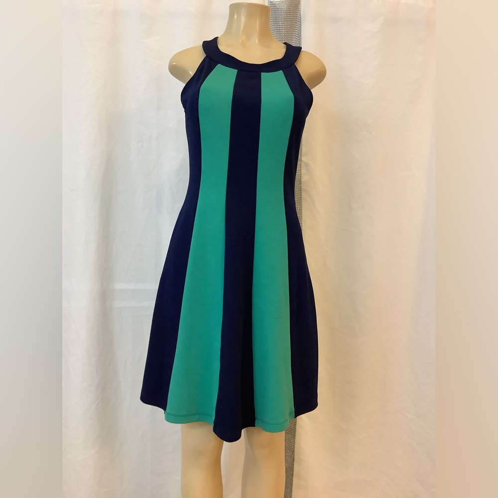 Medium, Bicolor, Skater, Summer Dress. #EnFocusStudio